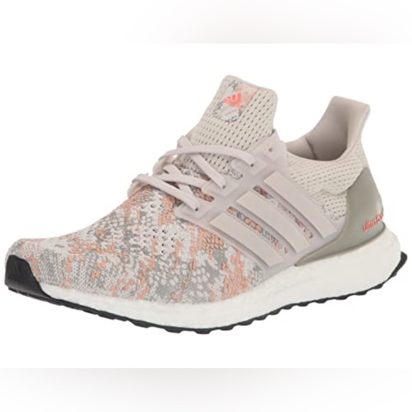 NEW adidas Women's Ultraboost 1.0 DNA Sneaker Womens New Grey/Coral Fusion - Picture 1 of 7